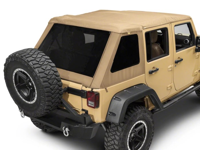 Jeep Wrangler soft top