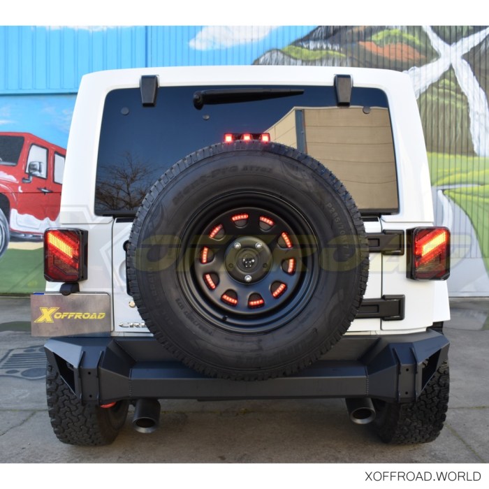 Jeep Wrangler tail lights