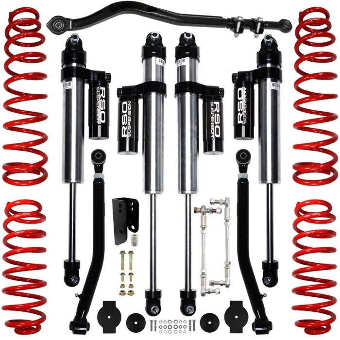 Jeep Wrangler suspension kit