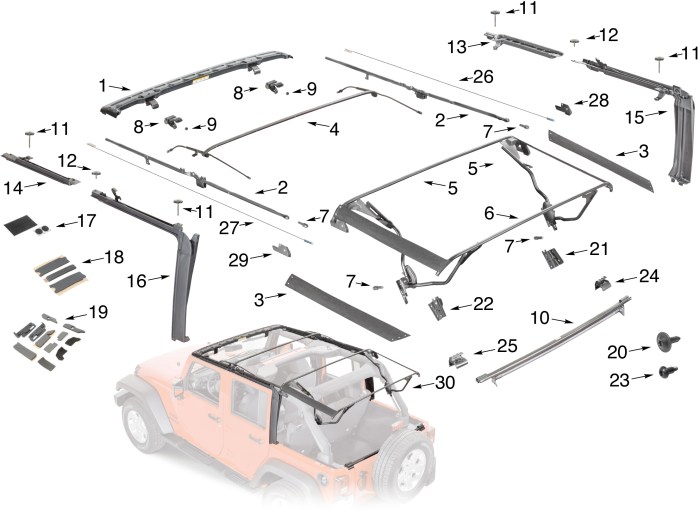 2015 Jeep Wrangler replacement parts